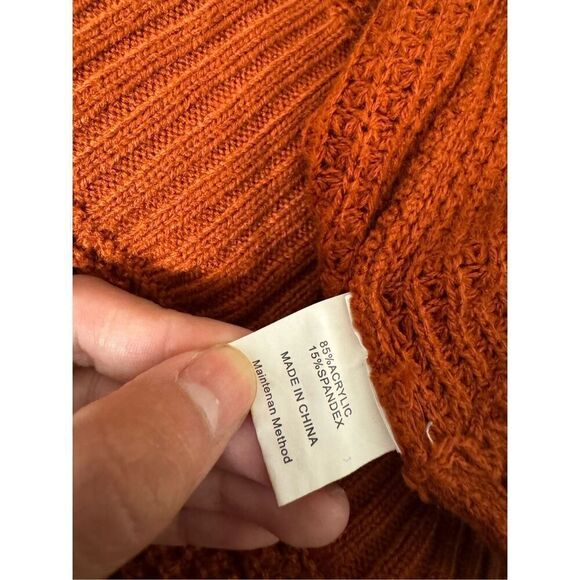 YIBOCK Orange cardigan - Picture 5 of 8